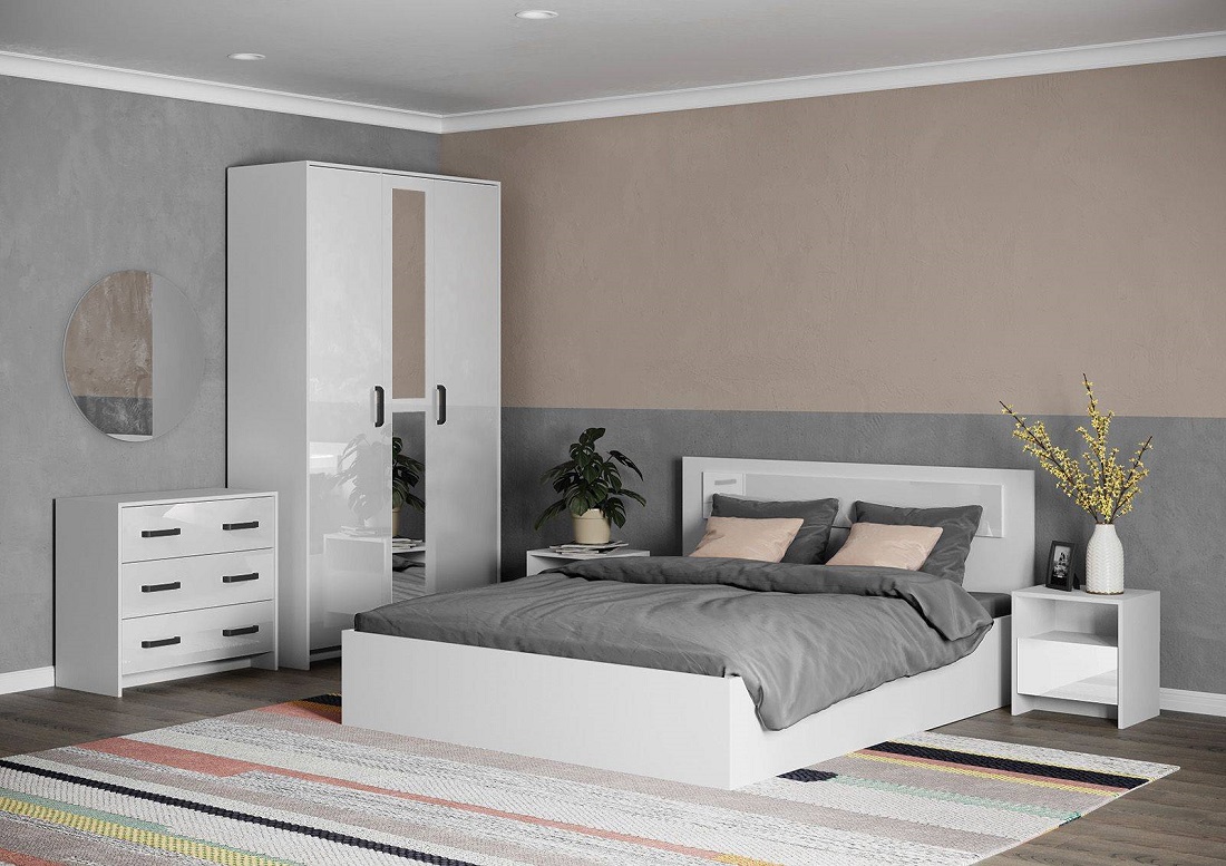 Соня (Белый/Белый глянец)