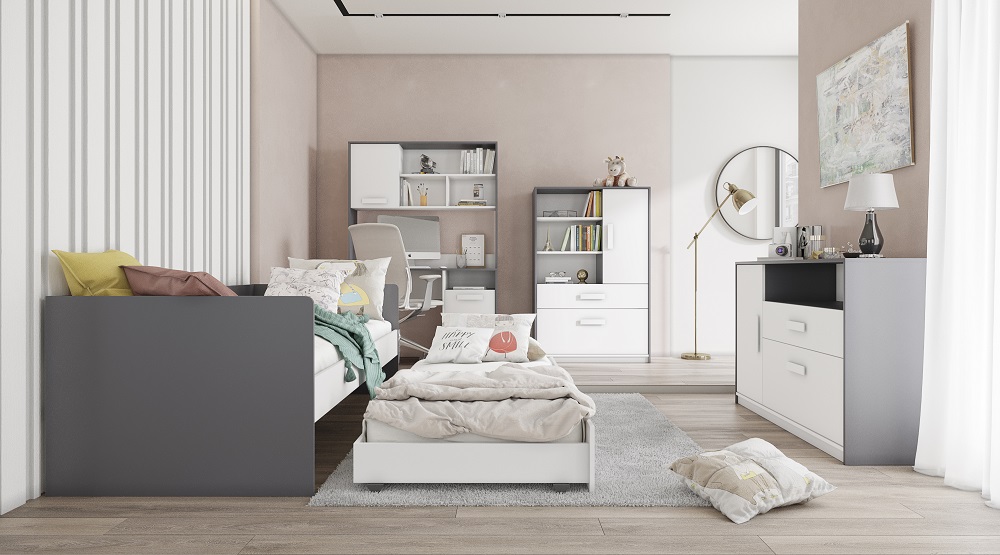 Кэнди (Графит/Белый)