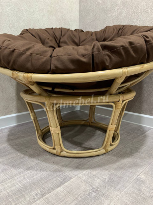 Кресло Papasan (Ротанг №4, ткань Matador 010)