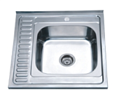 Мойка накладная AQUATTRO-600 левая (Матовая)