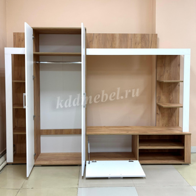 Гостиная Невада (Крафт золотой/Софт Вайт)