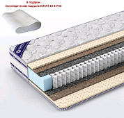Матрас Платинум Кокос-Латекс 1200*1900 (трикотаж 600) РАСПРОДАЖА, ПОДУШКА В ПОДАРОК