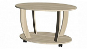 Стол журнальный Овальный (Ясень шимо светлый)