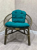 Кресло RJG-Princess (Ротанг №6, ткань JPN DRILL 034) УЦЕНКА 