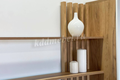 Гостиная Бери (Дуб крафт золотой/Белое дерево)