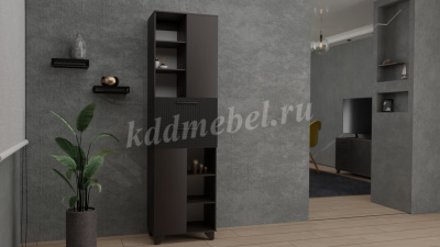 Пенал Копенгаген (Венге/Черный матовый)