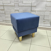 Пуф Айрин (Ткань велюр Велутто 48 арт. ТП 325 морской лазурный) 