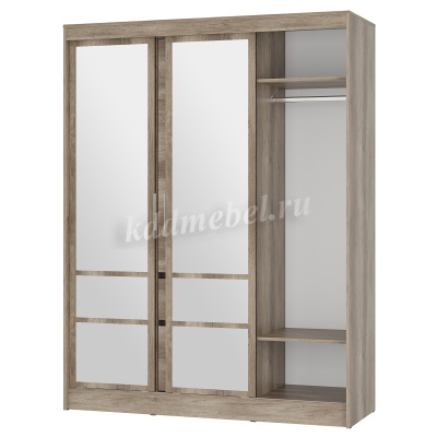 Шкаф-купе Энигма ШКК-06 (Дуб каньон/Венге)
