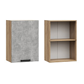 Шкаф верхний ШВ 450 Кухня Ксения (Бордо глянец)