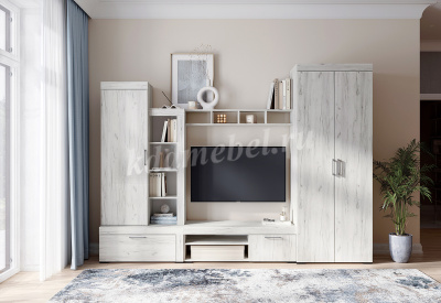 Пенал Гранд (Дуб крафт белый)