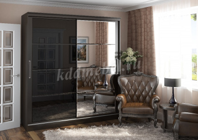 Шкаф-купе Танго 2.0 лакобель Р (Венге)