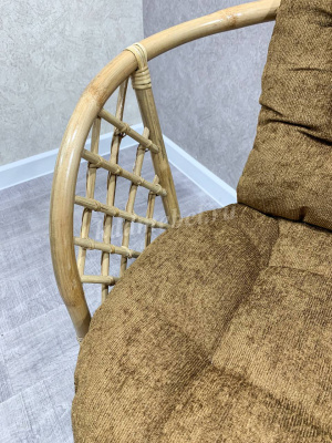 Кресло RJG-Bahama (Ротанг №4, ткань Mulan 152)