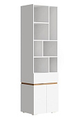 Шкаф книжный Аркон (Белый/Дуб вотан)