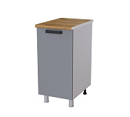 Шкаф нижний глубокий Г4Р кухня Нагано без столешницы (Белый/Кашемир)