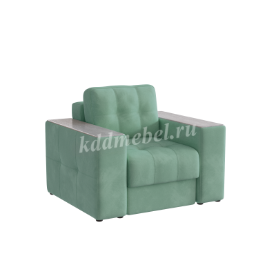 Кресло Виконт (Мятный/Холст белый)