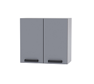 Шкаф верхний 6В56 кухня Осло (Белый/Карбон сакура)