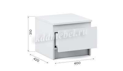 Тумба прикроватная Чикаго СТРИТ (Белый)