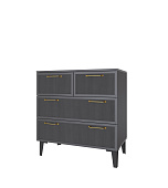 Комод малый Толедо (Графит серый)