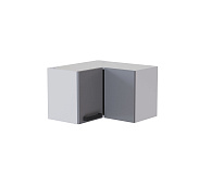 Шкаф верхний угловой УВП-2 360 кухня Танго (Белый/Серый глянец)