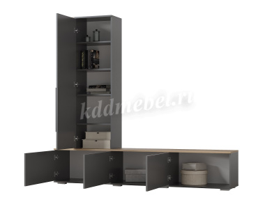 Гостиная Селеста (Графит/Дуб вотан)