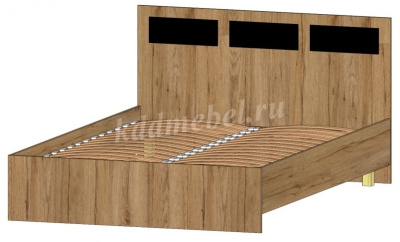 Кровать Гамма 1.4 (Дуб вотан)