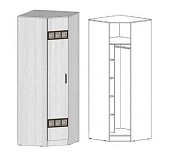 Шкаф угловой Коста-Рика (Анкор светлый)