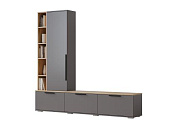 Тумба ТВ Селеста (Графит/Дуб вотан)