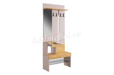 Прихожая К1 Баско (Кашемир/Дуб крафт золотой)