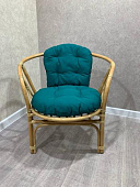 Кресло RJG-Bolima (Ротанг №4, ткань JPN DRILL 034)