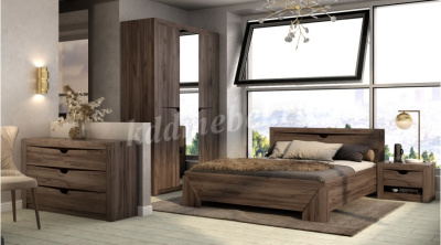 Кровать Регина 1.6 (Дуб самдал)