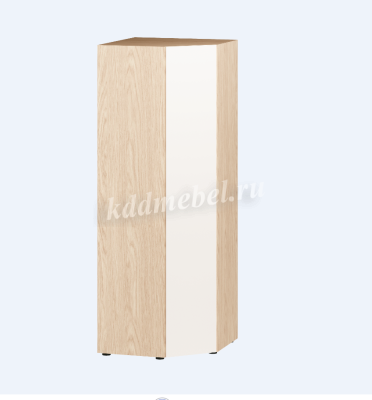 Шкаф Милена угловой (Роквуд/Белый лофт)