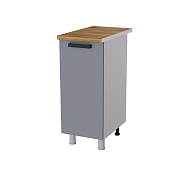 Шкаф нижний 35Р кухня Контемп без столешницы (Дуб сонома/Мрамор лайт)