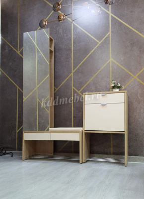 Вешалка комбинированная Эльтон (Палермо/Перламутр)