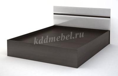 Кровать Вегас 1.6 (Венге/Белый глянец)