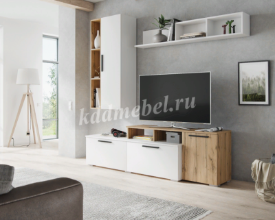 Полка навесная Альберо (Белый)