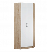 Шкаф угловой Денвер (Дуб сонома/Белый древесные поры)