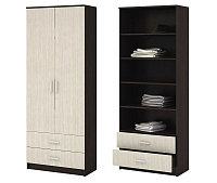 Шкаф Машенька ШК-201 (Венге/Дуб белфорт)