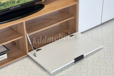 Гостиная Бери (Дуб крафт золотой/Белое дерево)