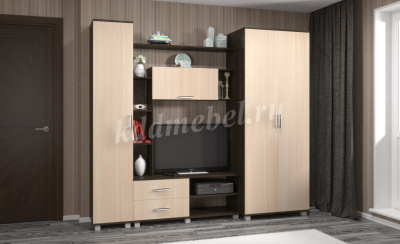 Секция угловая Ева Е-65 (Табачный дуб)