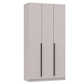 Шкаф для одежды 3-х дв. Брандо 67.12 (h 2380) (Кашемир/Кашемир МДФ)