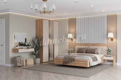 Тумба  прикроватная  Сицилия (Дуб альпийский/Тефия)