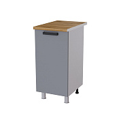 Шкаф нижний 4Р кухня Версаль без столешницы (Белый/Лунный кратер)