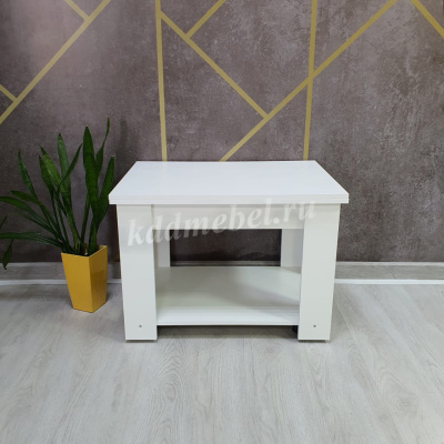 Стол журнальный раскладной СЖ-17 (Белый)